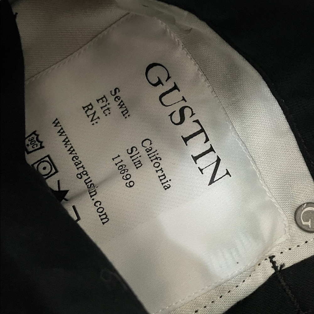 GUSTIN #369 JAPAN SELVEDGE BEDFORD CORDUROY Jeans size 33X31 - Picture 11 of 14